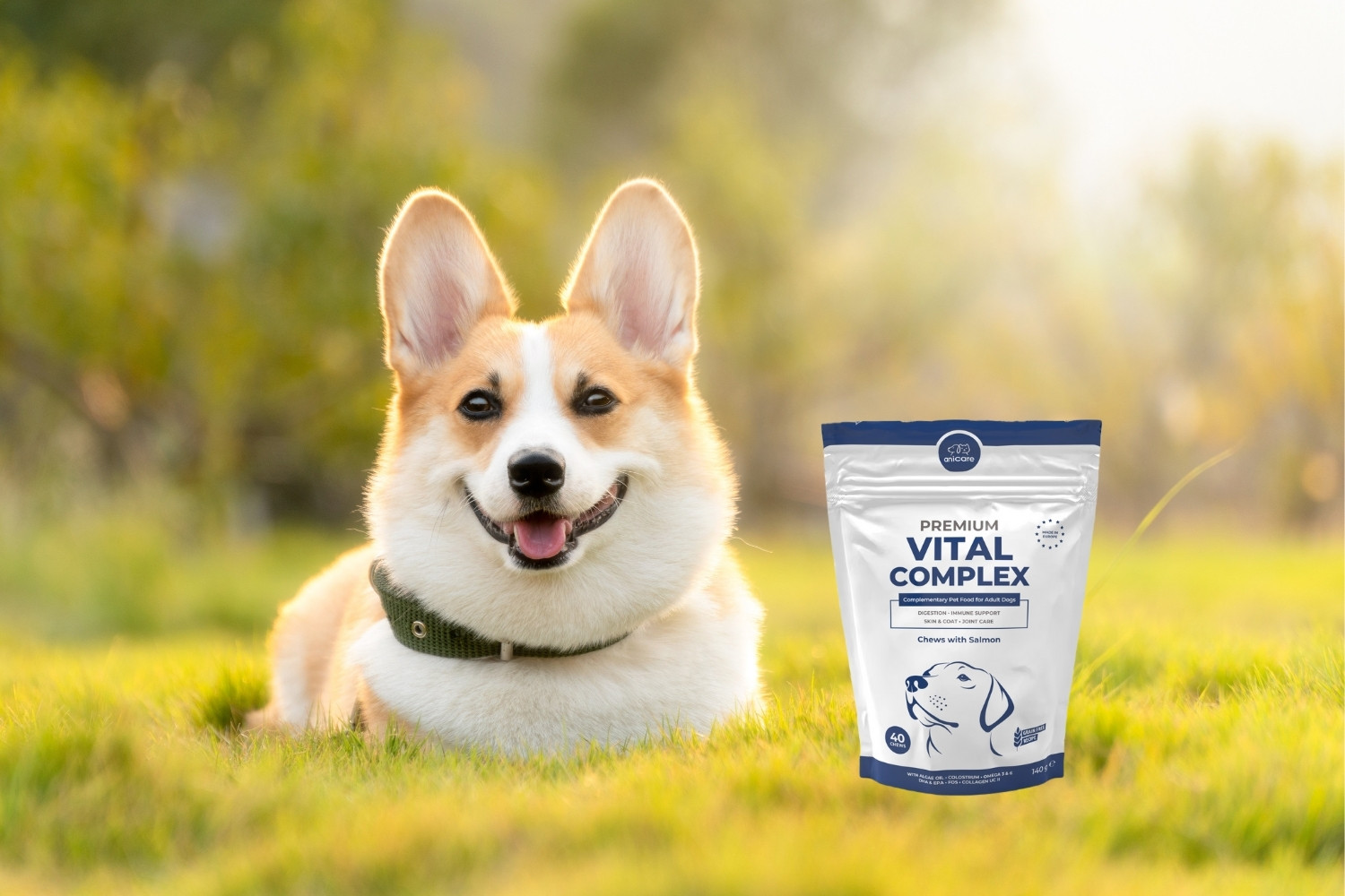 Premium Vital Complex avec un Chien